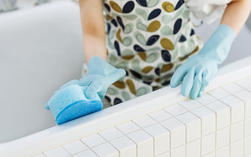浴室の掃除方法